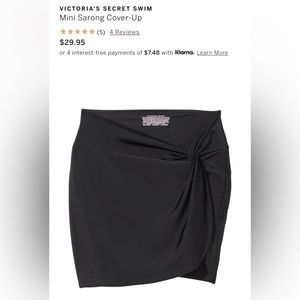 VICTORIA'S SECRET SWIM
Mini Sarong Cover-Up